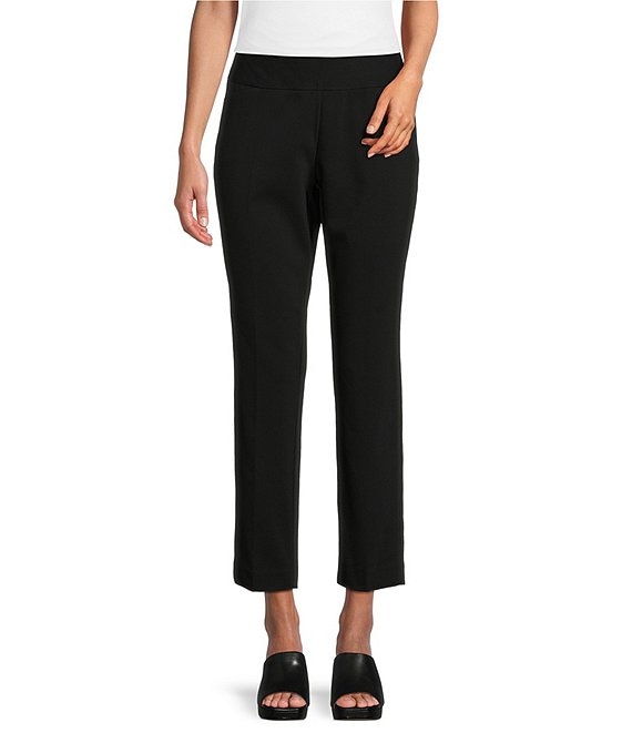 Investments Petite Size the PARK AVE fit Pull-On Straight Leg Pants