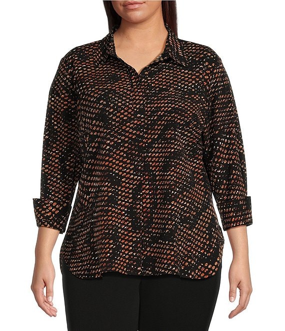 https://dimg.dillards.com/is/image/DillardsZoom/mainProduct/investments-plus-size-paige-point-collar-abstract-scale-34-adjustable-sleeve-top/00000001_zi_bcaca213-8084-4290-a360-eec74b1f5cf3.jpg