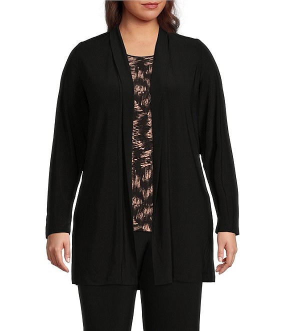 Snap Down Side Slit Jacket with Pockets main image 0