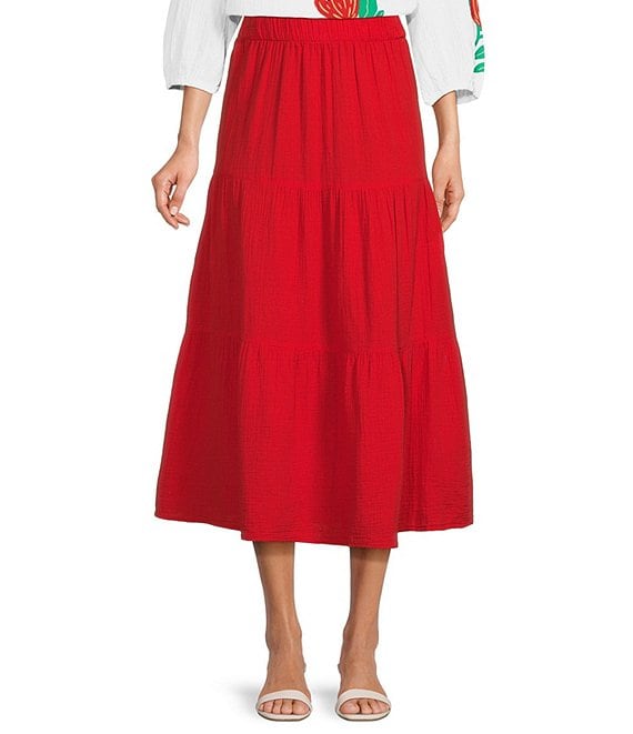 Investments Pull-On Coordinating Maxi Skirt