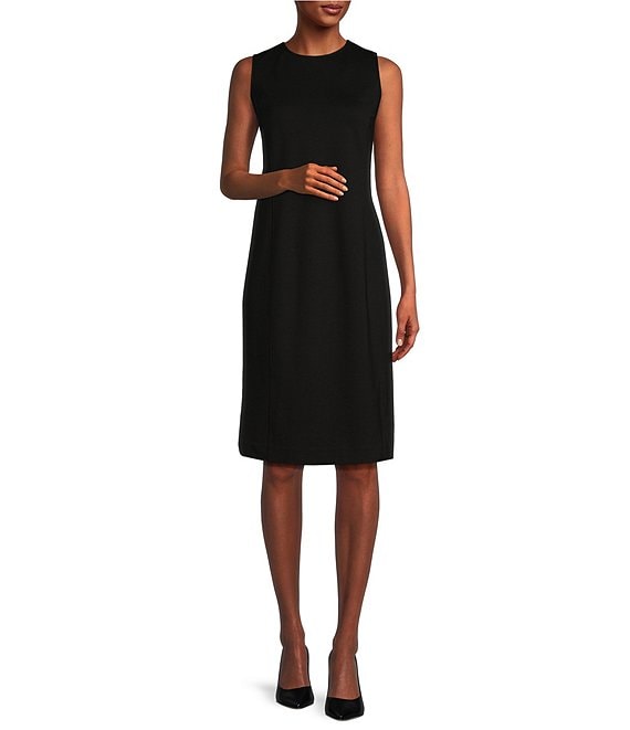Calvin Klein Ponte Round Neck Cap Sleeve Sheath Dress | Dillard's