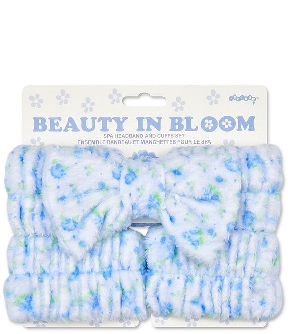 Iscream Big Girls Blue Ditsy Spa Set