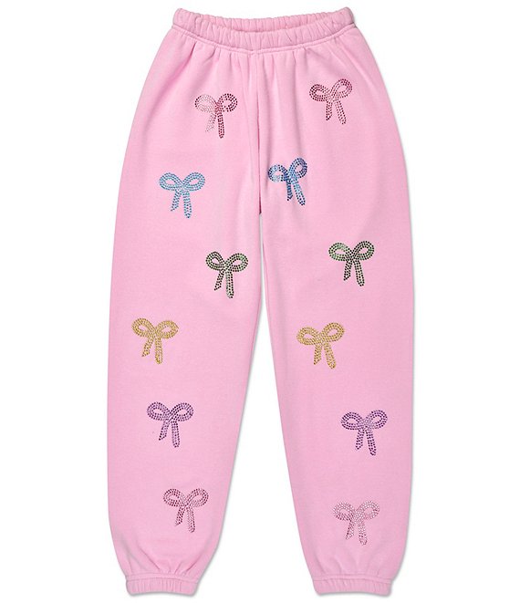 Iscream Big Girls Sparkling Bow Sweatpants