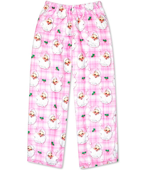 Iscream Girls Santa Plush Pajama Pants