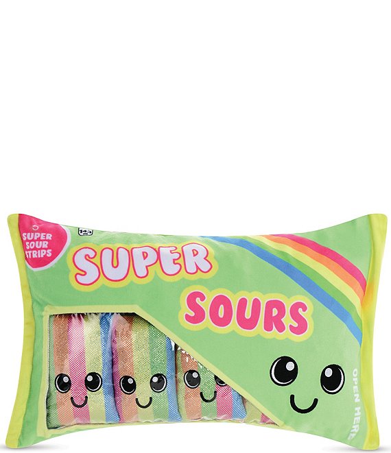 Iscream Super Sours Packaging Strawberry Scented Fleece Plush