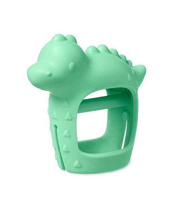 Munchkin The Baby Toon Silicone Teething Spoon - Green Elephant