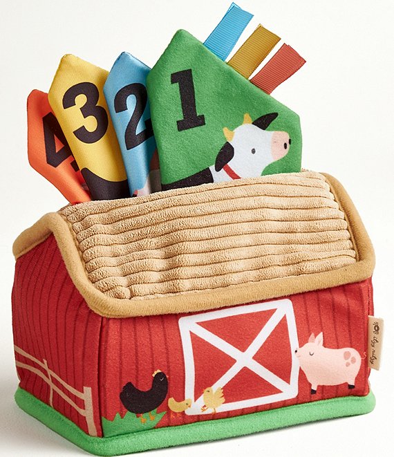 Itzy Ritzy Itzy Sensory Scarves™ Barn Pull-And-Take Toy