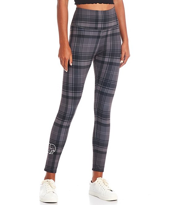 High Waist Blue Ladies Check Printed Tight Pant, Slim Fit at Rs 220 in Surat