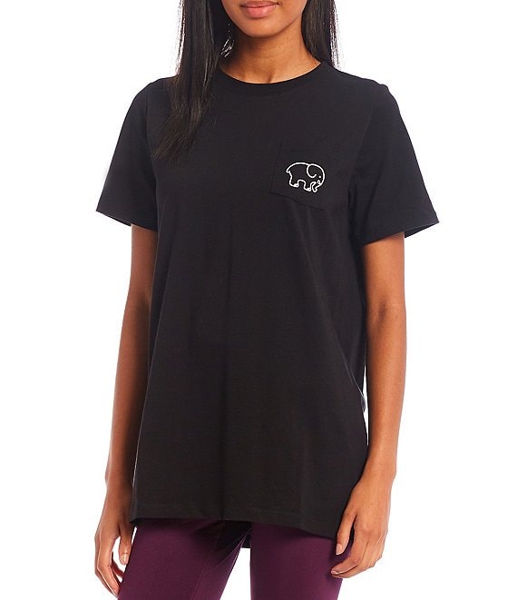 Ivory Ella Short-Sleeve Fill Graphic T-Shirt | Dillard's