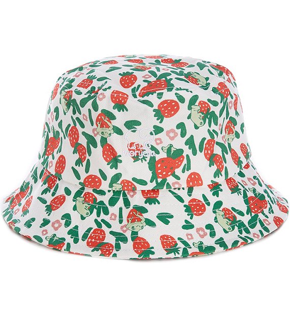 Ivory Ella Strawberry Frogs Bucket Hat | Dillard's