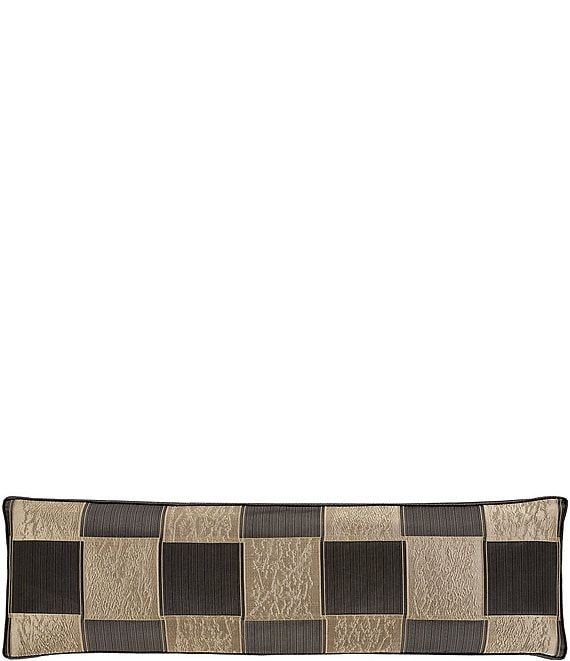 J. Queen New York Brando Reversible Oversized Reading Bolster Pillow, Bronze - Image 1
