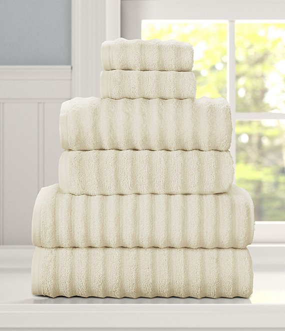 Color:Alabaster - Image 1 - Cesme Bath Towel, Set of 2