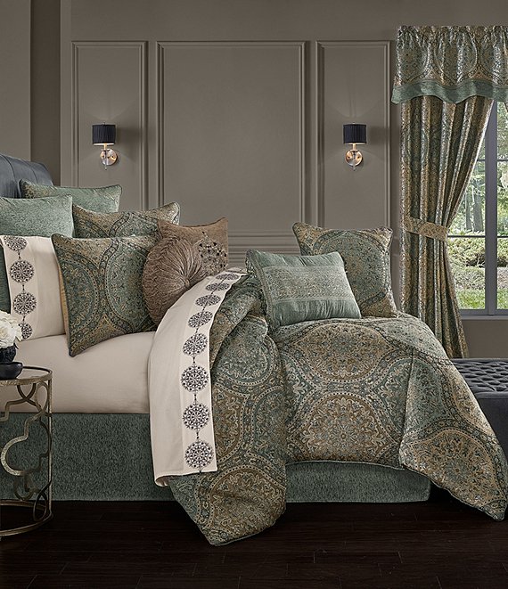 Color:Spa - Image 1 - Dorset Chenille Comforter Set