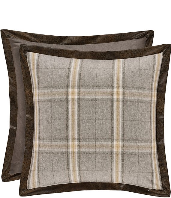 Plaid euro outlet sham