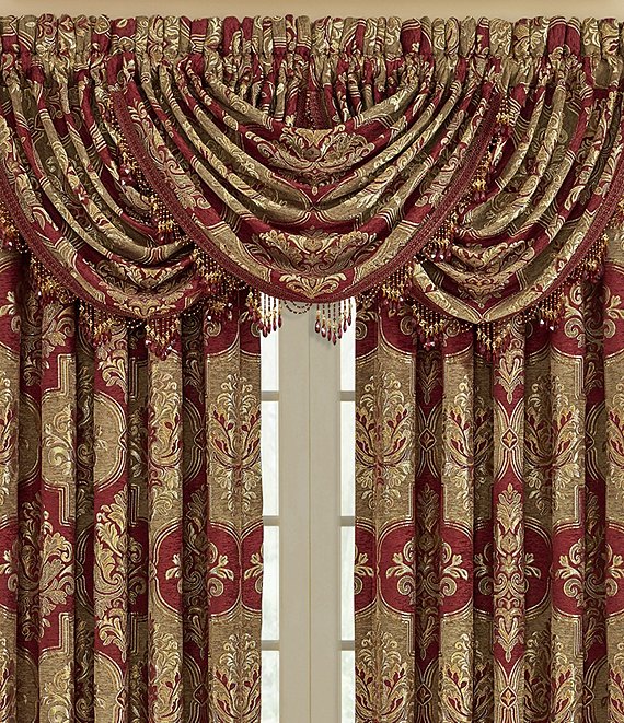 J Queen New York Maribella Crimson Window Treatments Dillard S