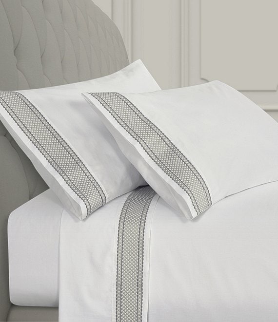 J. Queen New York Monarch Embroidered Sheet Set