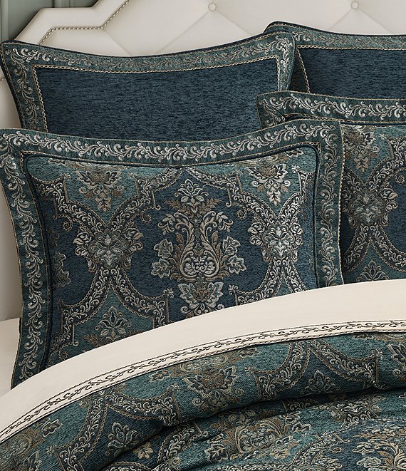 J. Queen New York Nancy Woven Chenille Damask Oversized Comforter