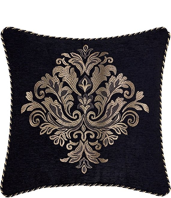 New York Embroidered Decorative Pillow Cover