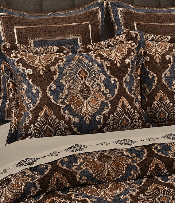 J. Queen New York Sofia Woven Chenille Damask Three-Dimensional