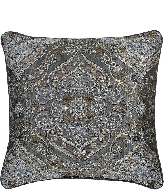 J. Queen New York Weston Square Damask Pillow