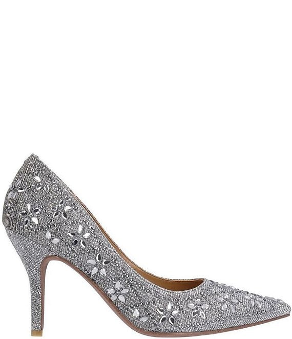 j. renee charlotte glitter dress pumps Barlow Women's Pump Criss-Cross Back