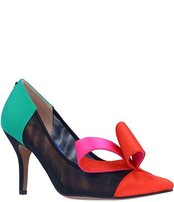 Multi colored pumps shoes discount
