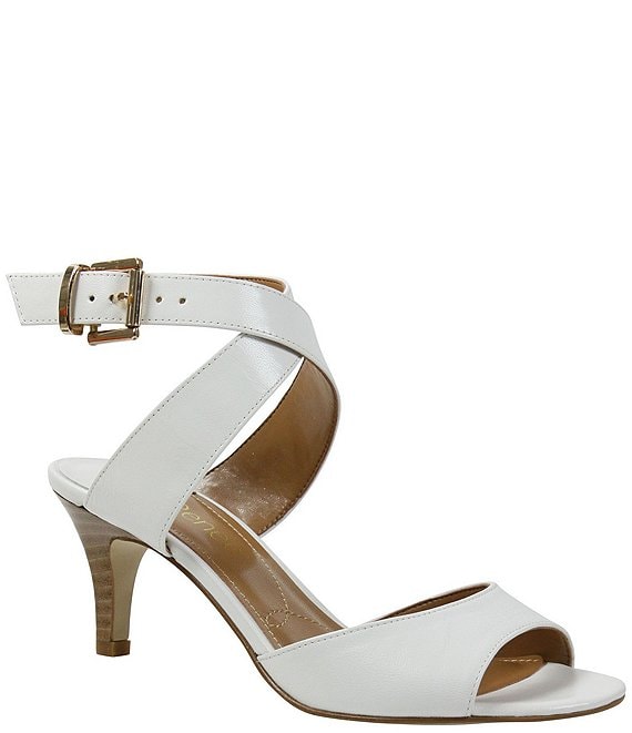 J. Renee Soncino Leather Dress Sandals | Dillard's
