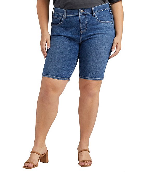 Jag Jeans Maya Plus Size Pull-On Shorts | Dillard's