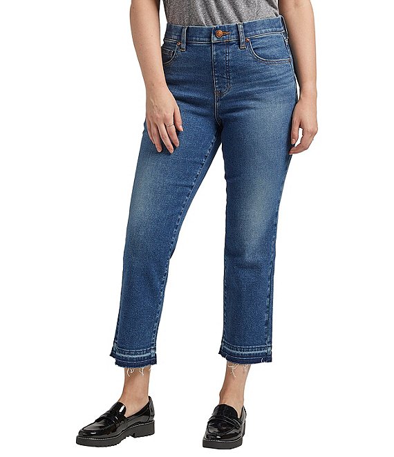Jag Jeans Valentina Straight Leg High Rise Pull-On Jeans | Dillard's