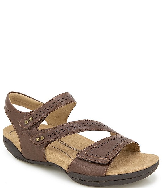 Jambu Makayla Perforated Leather Sandals