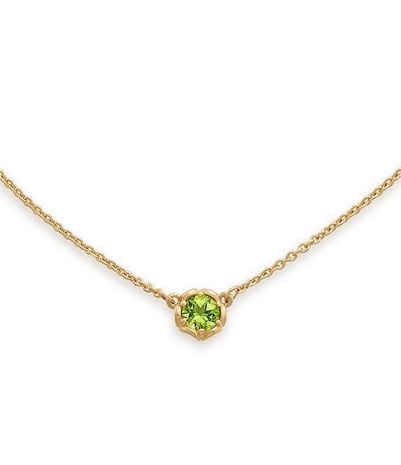 A Wonderful 9ct Gold Peridot Cabochon Cascade Drop Necklace | 982554 |  Sellingantiques.co.uk
