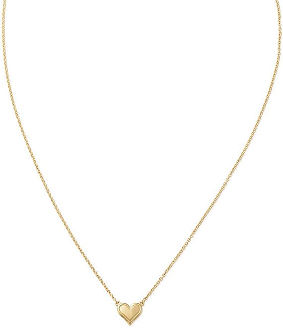 James Avery 14K Gold Delicate Heart Necklace