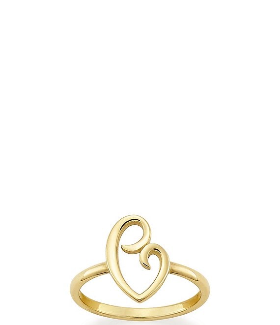 James Avery 14K Gold Delicate Mother's Love Heart Ring