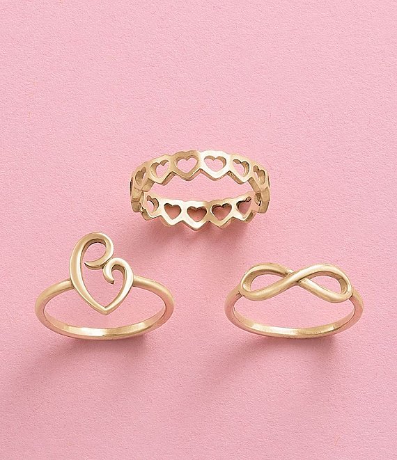 James Avery 14K Gold Delicate Mother's Love Heart Ring | Dillard's