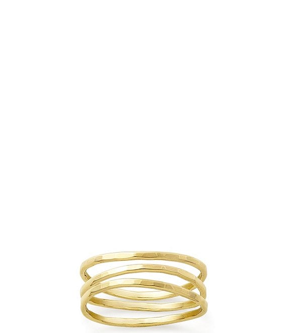 James Avery 14k Gold Delicate Forged Rings