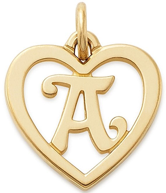 Retired James Avery Charm ring 2024 with initial heart charm