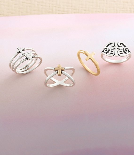 James Avery 14K Gold Horizon Cross Ring | Dillard's
