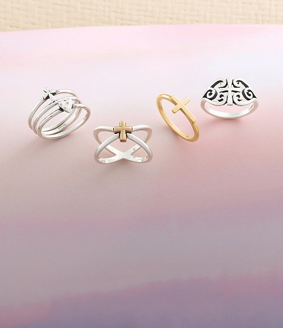 James Avery 14K Gold Horizon Cross Ring | Dillard's