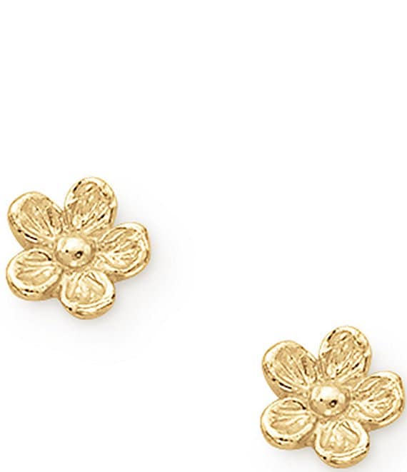 Buy HAUTE CURRY Cute Rose Gold Flower Earrings With A Pearl And American  Diamond | Shoppers Stop