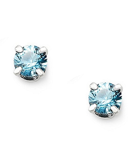 James Avery Blue Topaz Gemstone December Birthstone Ear Posts | Dillard's