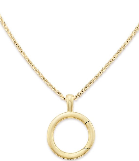 James Avery 14K Circlet Charm Holder Necklace - 18 in.