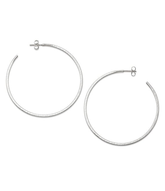 Bewitched Classic Silver Hoop Earrings