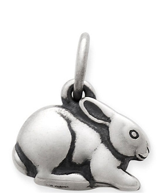 James Avery Sterling Silver Cottontail Rabbit And Snowflake Charm - Ruby  Lane