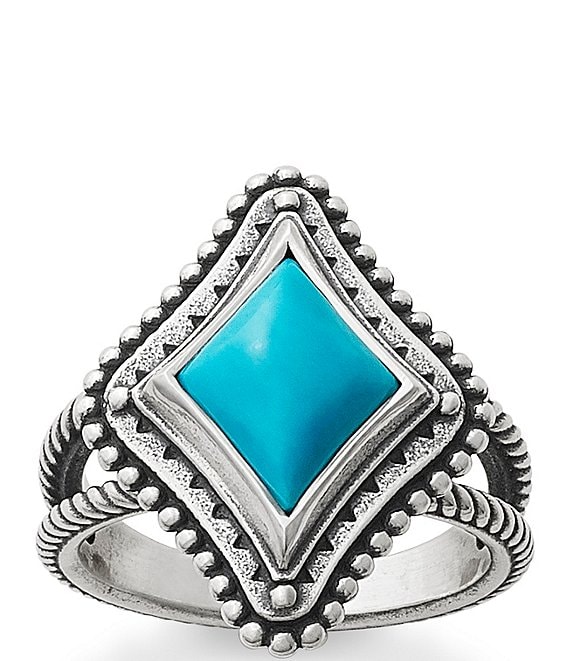 Color:Sterling Turquoise - Image 1 - Dakota Ring with Turquoise