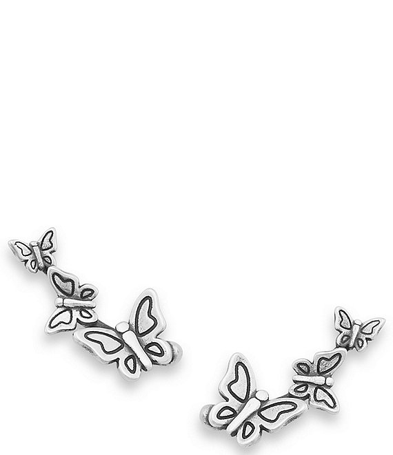 Butterfly Design Earrings Silver Butterfly Earrings Dangle - Etsy | Silver  butterfly earrings, Earrings handmade, Dangle earrings