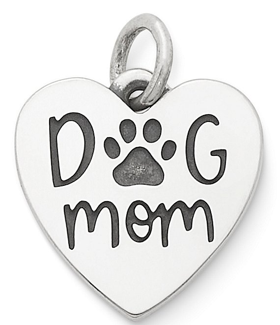 Color:Sterling Silver - Image 1 - Dog Mom Charm