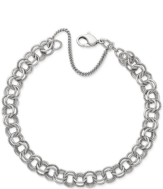 James Avery Double Link Charm Bracelet | Dillard's