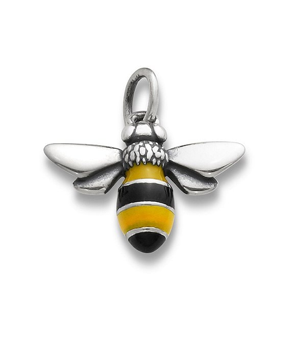 James Avery Enamel Bumble Bee Sterling Silver Charm