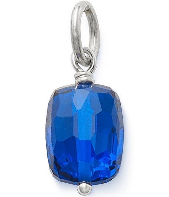 James Avery Faceted Lab-Created Blue Spinel Birthstone Charm