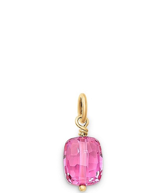 James Avery Faceted Gemstone Bead Pendant Charm